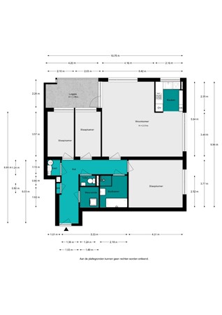 Plattegrond - Schuttersweg 80, 4761 BB Zevenbergen - Schuttersweg 80 - Appartement - 2D.jpg